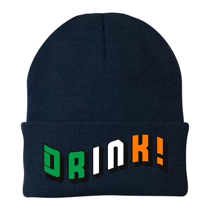 Drink St Patricks' Day Knit Cap Winter Beanie