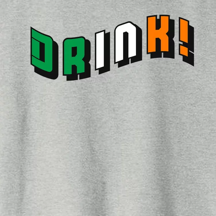 Drink St Patricks' Day Women's Crop Top Tee