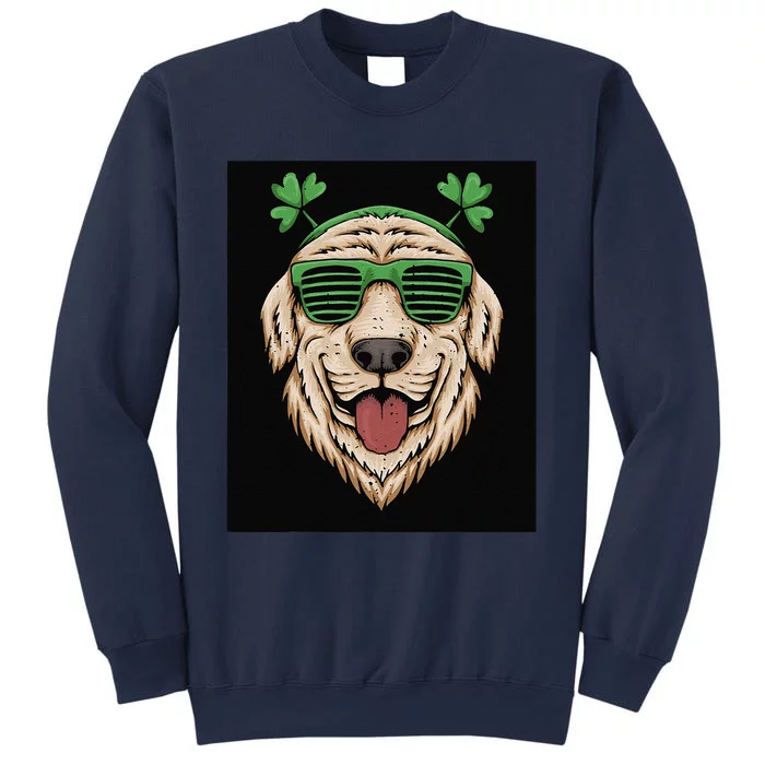 Dog Saint Patrick Day Labrador Retriever Eyeglasses St Patty Sweatshirt