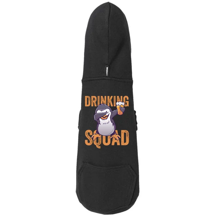 Drinking Squad Penguin Doggie 3-End Fleece Hoodie