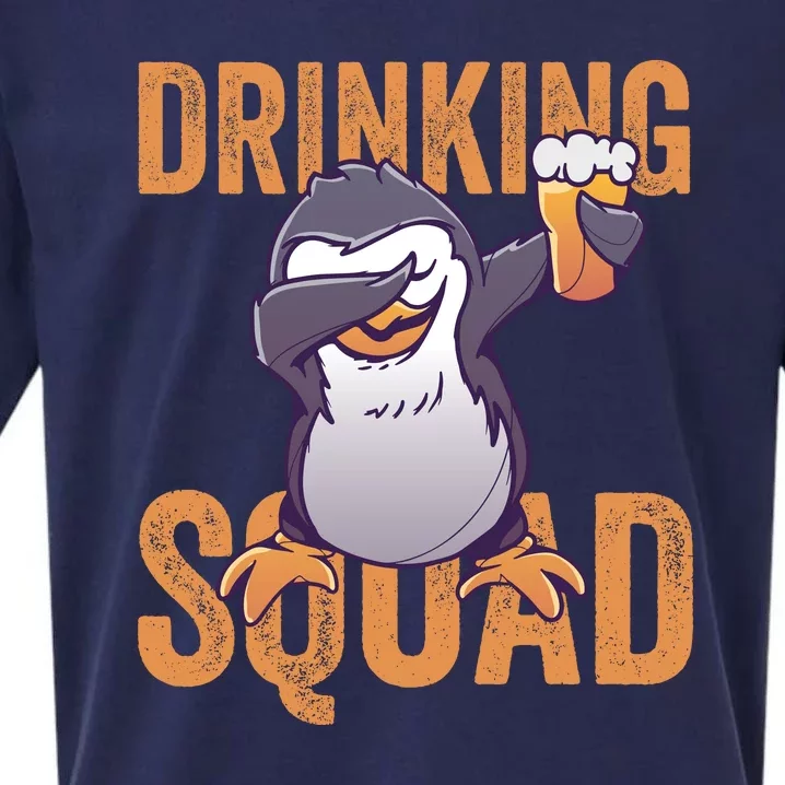 Drinking Squad Penguin Sueded Cloud Jersey T-Shirt