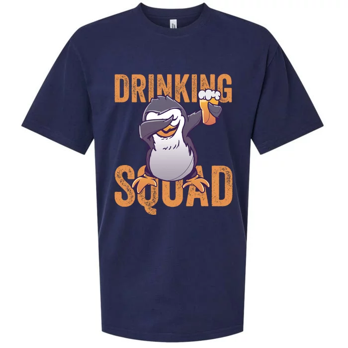 Drinking Squad Penguin Sueded Cloud Jersey T-Shirt