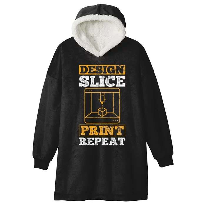 Design Slice Print Repeat 3D Printer 3D Printing Hooded Wearable Blanket