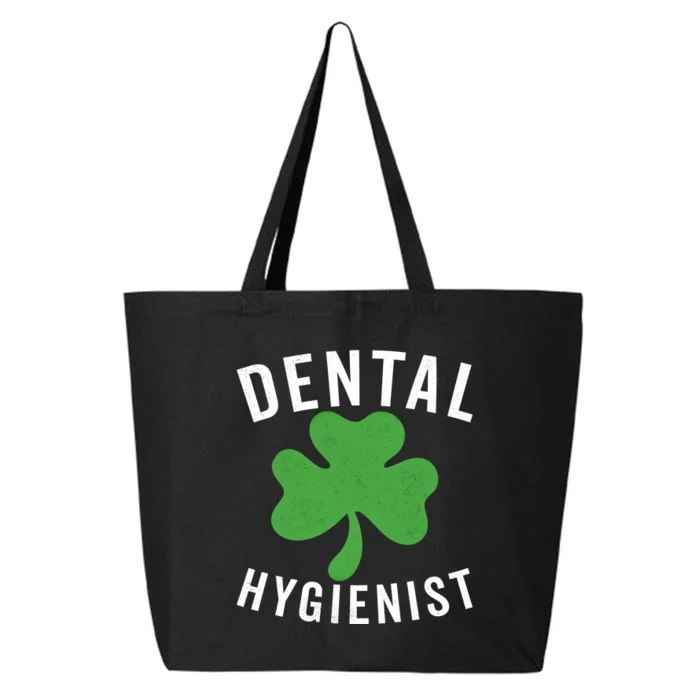 Dental St Patricks Day Shamrock Dental Hygienist Dentist Gift 25L Jumbo Tote