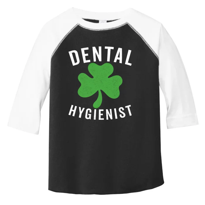 Dental St Patricks Day Shamrock Dental Hygienist Dentist Gift Toddler Fine Jersey T-Shirt