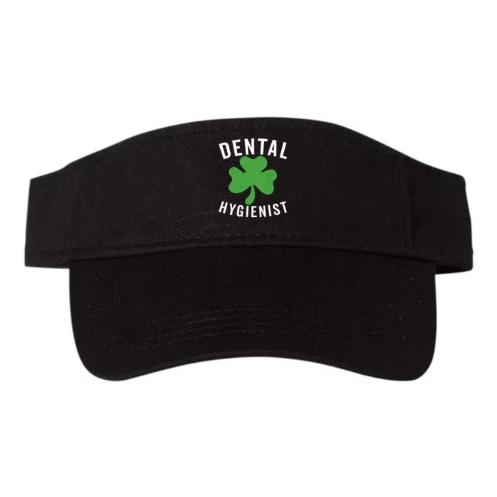 Dental St Patricks Day Shamrock Dental Hygienist Dentist Gift Valucap Bio-Washed Visor