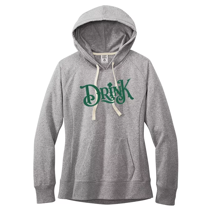 Drink St Patricks Day Festive Women's Fleece Hoodie