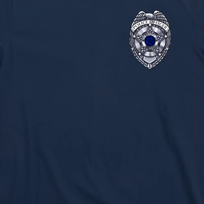 Deputy Sheriff Police Badge Pocket Logo T-Shirt