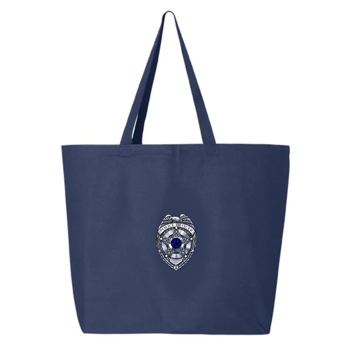 Deputy Sheriff Police Badge Pocket Logo 25L Jumbo Tote