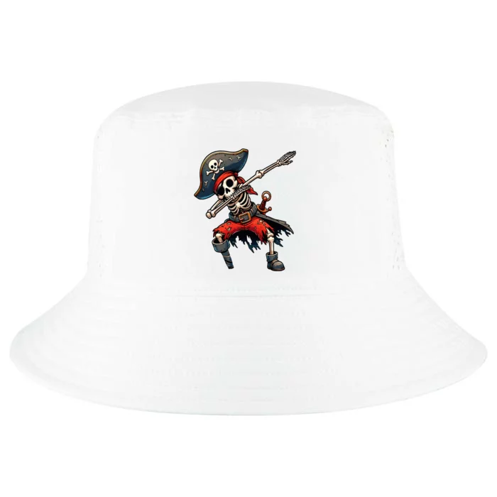 Dabbing Skeleton Pirate Cool Comfort Performance Bucket Hat