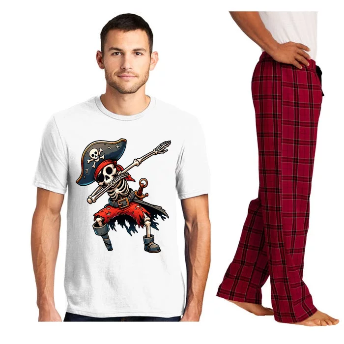 Dabbing Skeleton Pirate Pajama Set