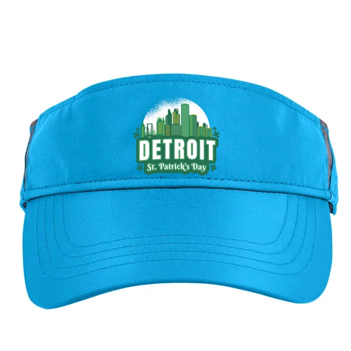 Detroit St Patricks Day Adult Drive Performance Visor