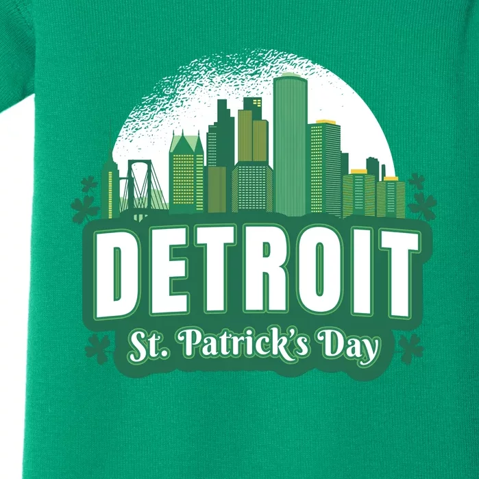 Detroit St Patricks Day Baby Bodysuit