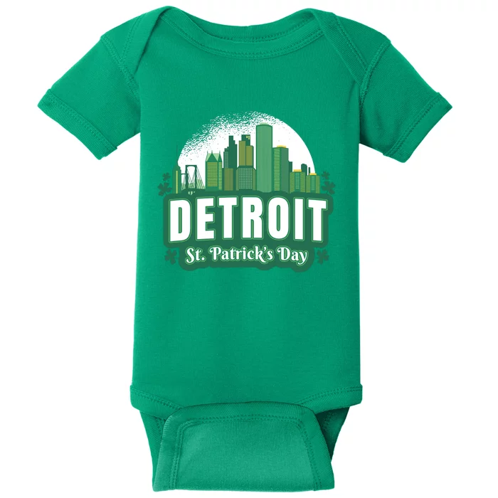 Detroit St Patricks Day Baby Bodysuit