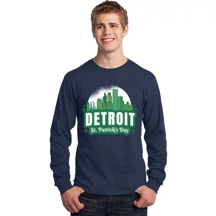 Detroit St Patricks Day Tall Long Sleeve T-Shirt