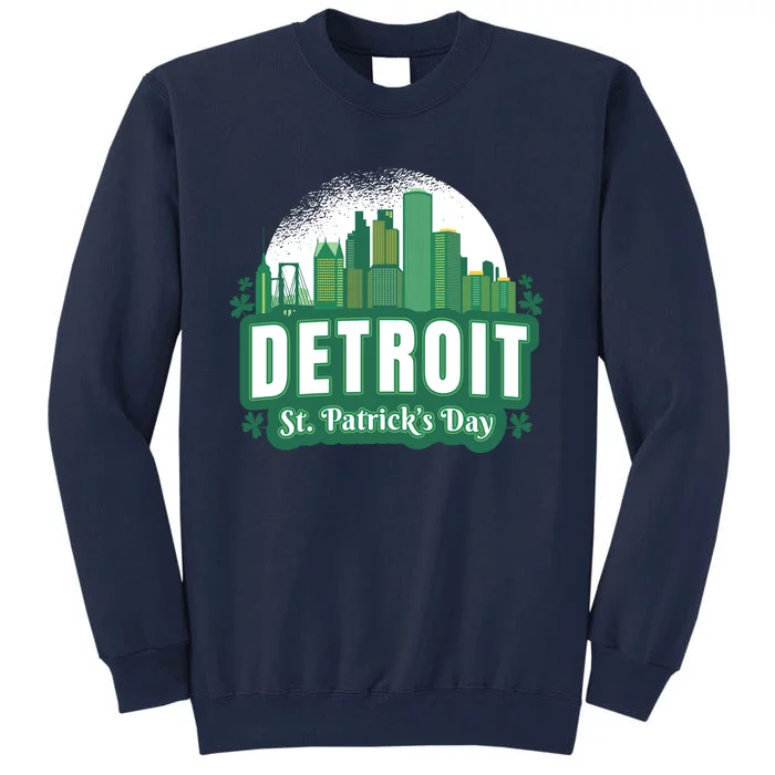 Detroit St Patricks Day Tall Sweatshirt