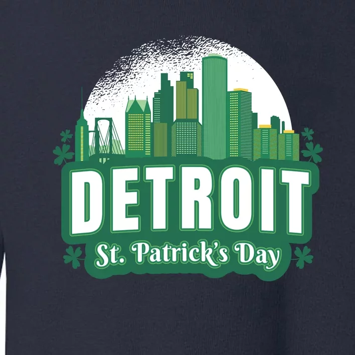 Detroit St Patricks Day Toddler Sweatshirt