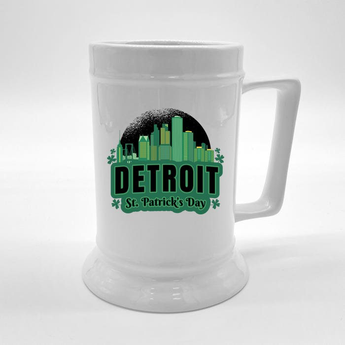 Detroit St Patricks Day Front & Back Beer Stein