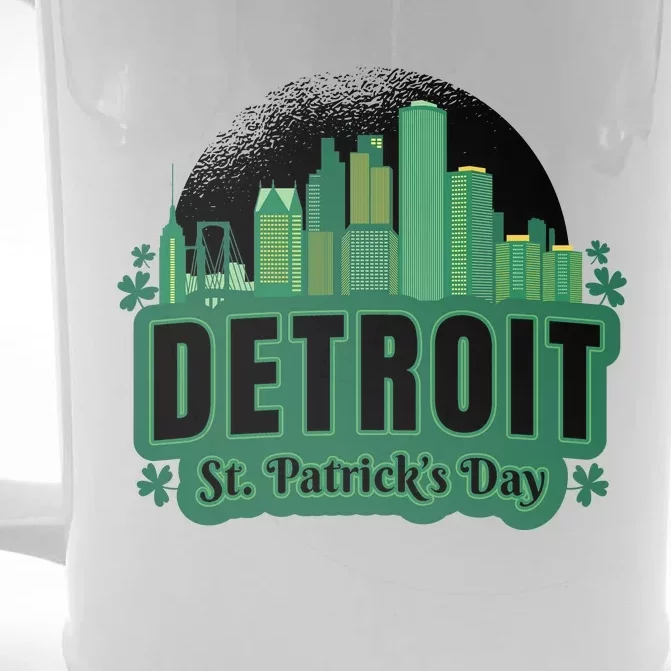 Detroit St Patricks Day Front & Back Beer Stein