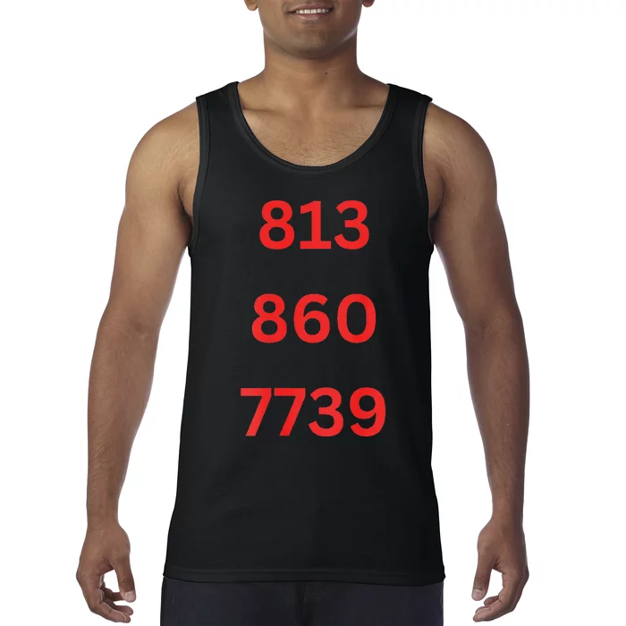 Double Sized Patriot Cleanup Design Tank Top