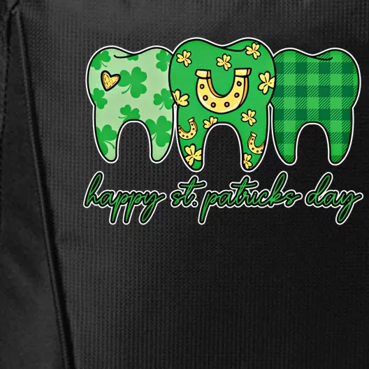 Dental St PatrickS Day Dentist Great Gift City Backpack