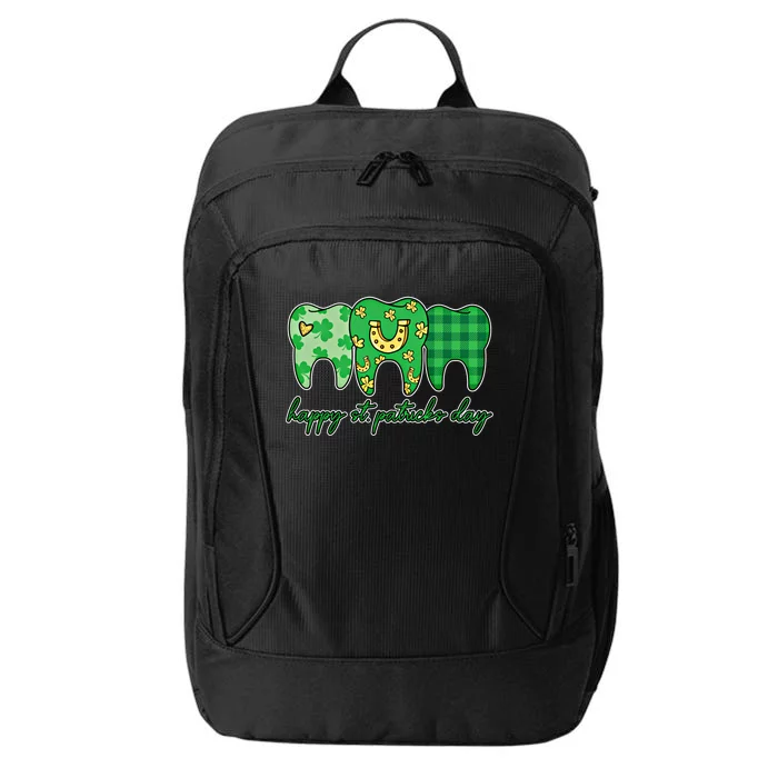 Dental St PatrickS Day Dentist Great Gift City Backpack