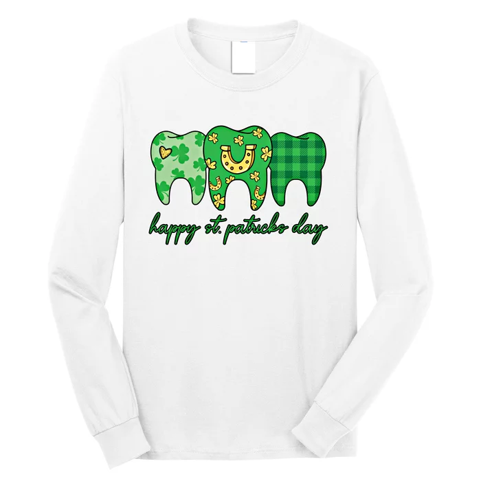 Dental St PatrickS Day Dentist Great Gift Long Sleeve Shirt