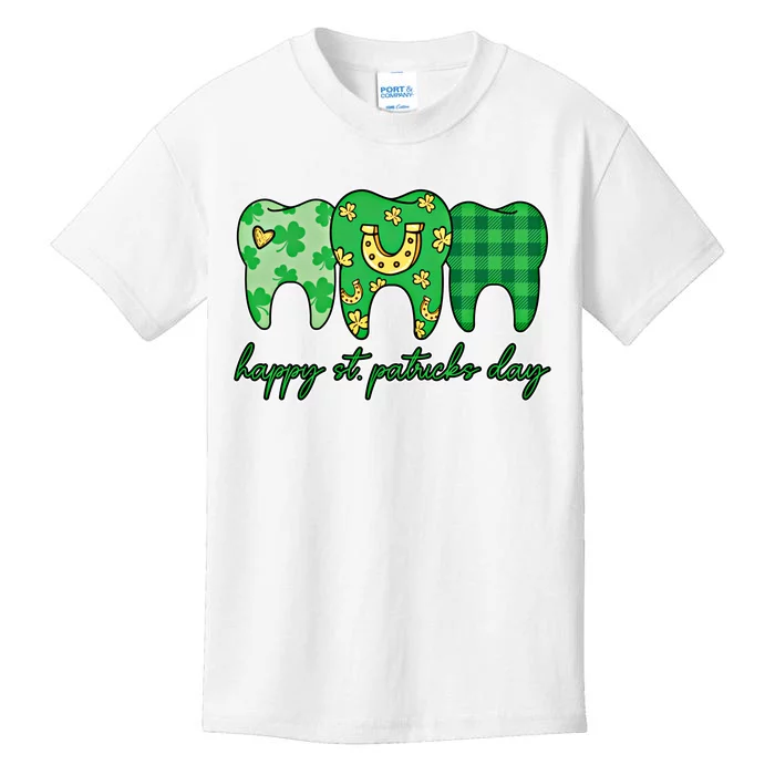 Dental St PatrickS Day Dentist Great Gift Kids T-Shirt