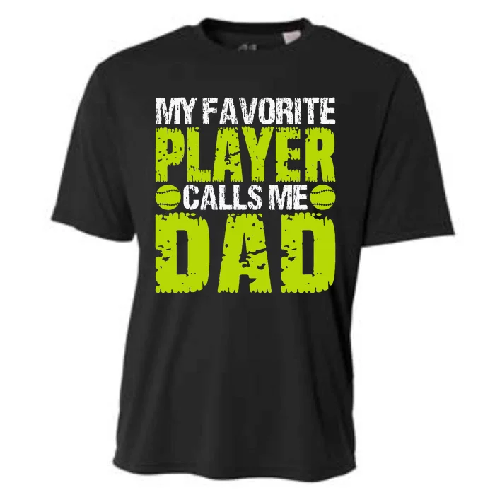 Dad Softball Quote Baller's Or Catcher Father Humor Design Cooling Performance Crew T-Shirt