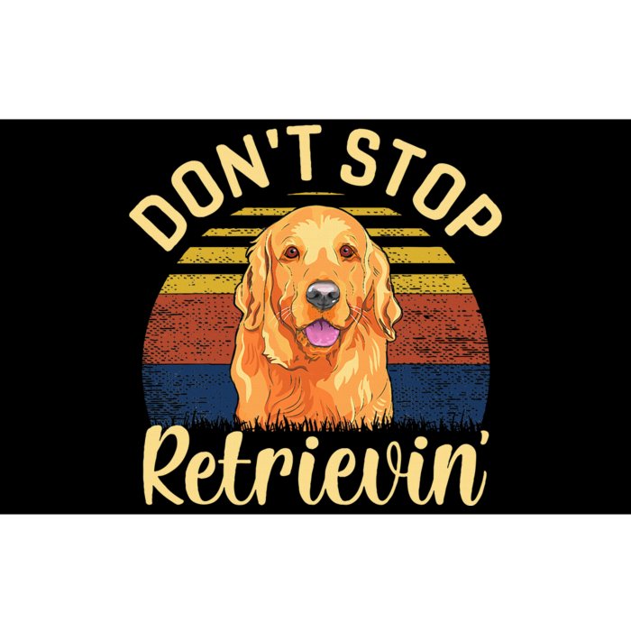 DonT Stop Retrieving Cute Golden Dog Owner. Bumper Sticker