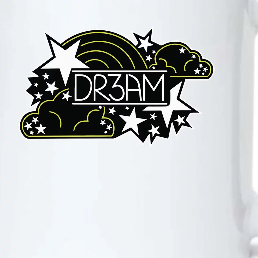 Dreaming Stars & Rainbows Black Color Changing Mug