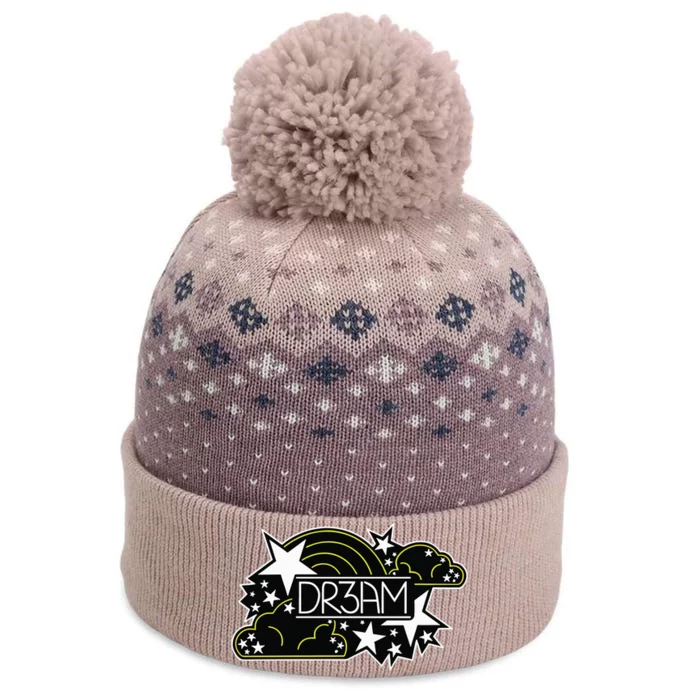 Dreaming Stars & Rainbows The Baniff Cuffed Pom Beanie