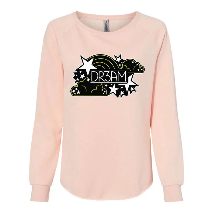 Dreaming Stars & Rainbows Womens California Wash Sweatshirt