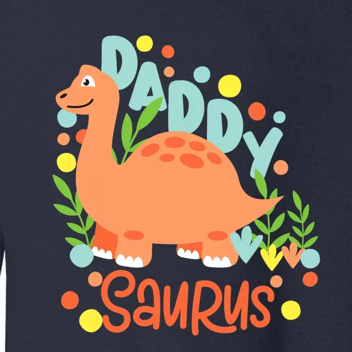 Daddy Saurus Rex Dinosaur Toddler Sweatshirt