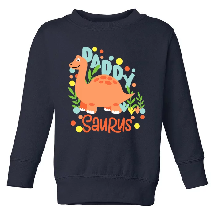 Daddy Saurus Rex Dinosaur Toddler Sweatshirt