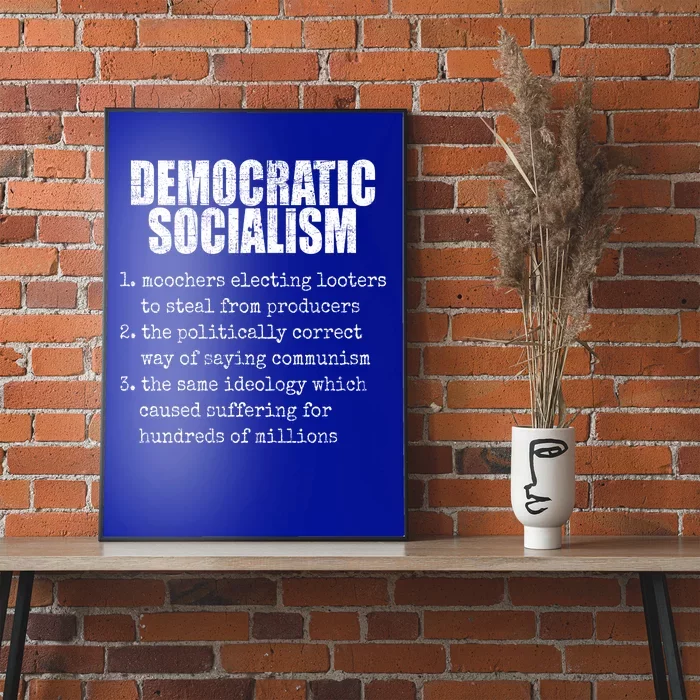 Democratic Socialism Republican Politcal Poster