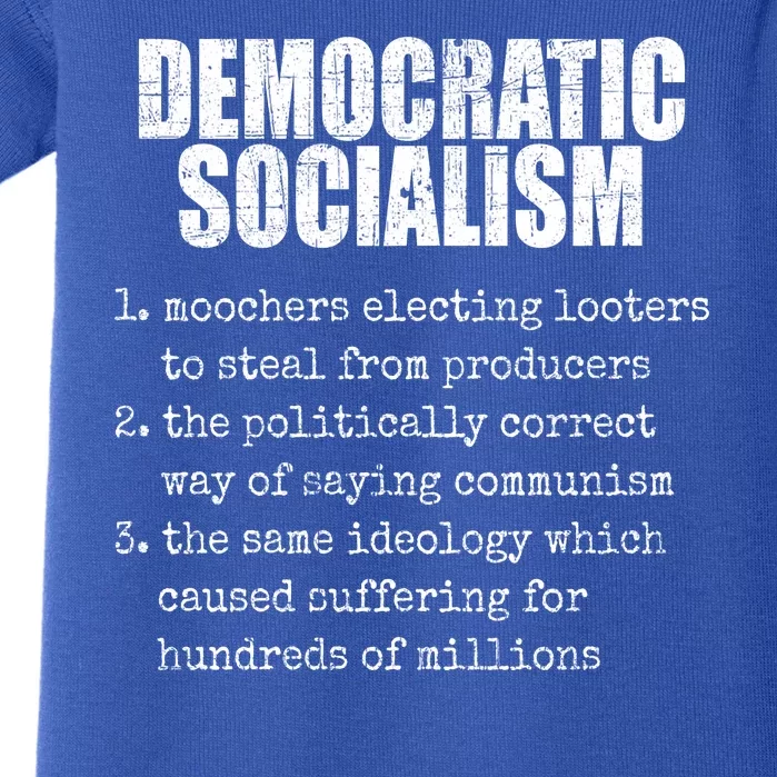 Democratic Socialism Republican Politcal Baby Bodysuit