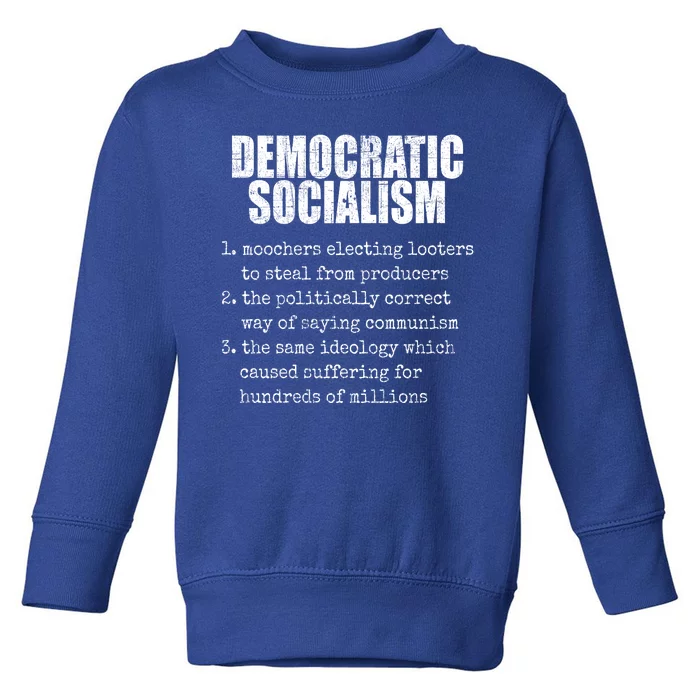 Democratic Socialism Republican Politcal Toddler Sweatshirt