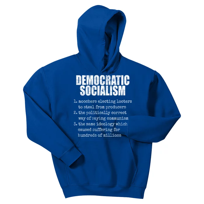 Democratic Socialism Republican Politcal Kids Hoodie