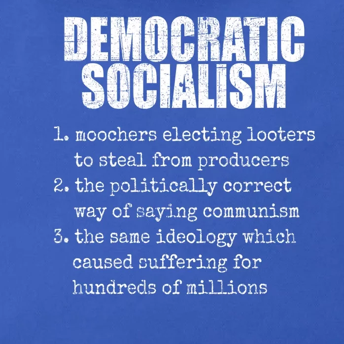 Democratic Socialism Republican Politcal Zip Tote Bag