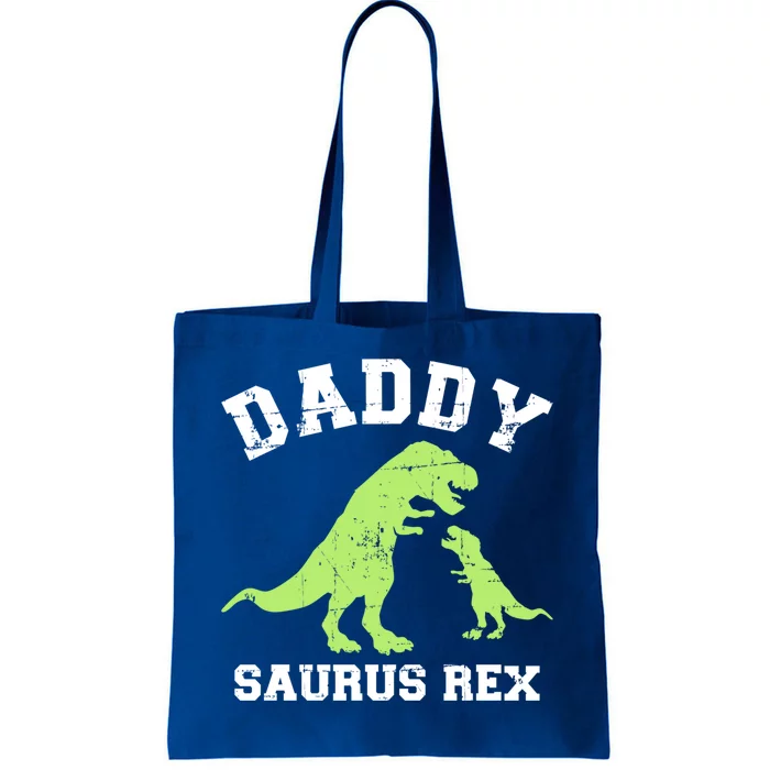 Daddy Saurus Rex Dinosaur Father's Day Gift For Dad Gift Tote Bag