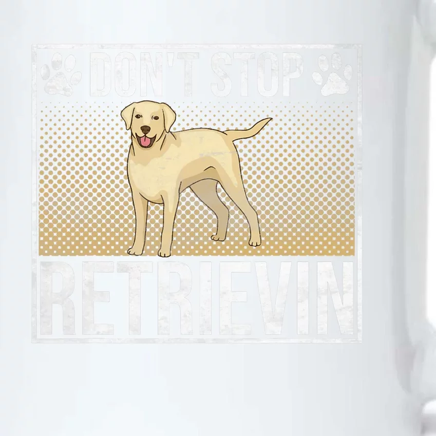 Dont Stop Retrievin Retriever Dog Black Color Changing Mug