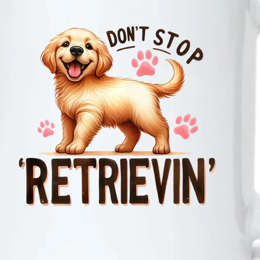 Dont Stop Retrievin Cute Retriever Dog Lover Black Color Changing Mug