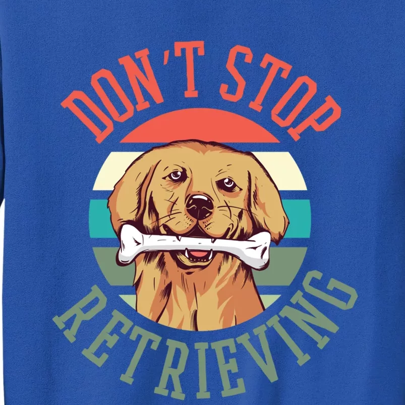 Dont Stop Retrieving Best Golden Retriever Lover Outfit Gift Tall Sweatshirt