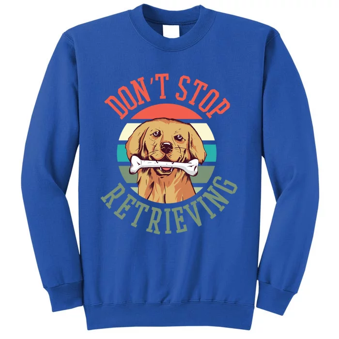 Dont Stop Retrieving Best Golden Retriever Lover Outfit Gift Tall Sweatshirt