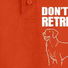 Dont Stop Retrievin Veterinarian Great Gift Dry Zone Grid Performance Polo