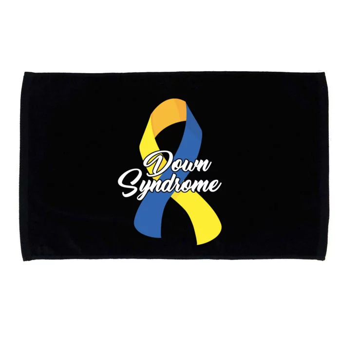 Down Syndrome Ribbon Awareness Microfiber Hand Towel