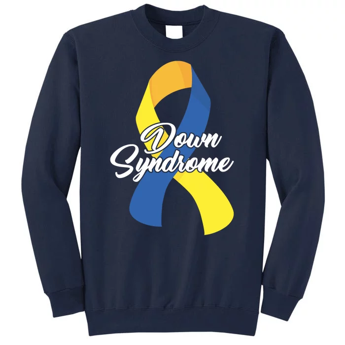 Down Syndrome Ribbon Awareness Tall Sweatshirt