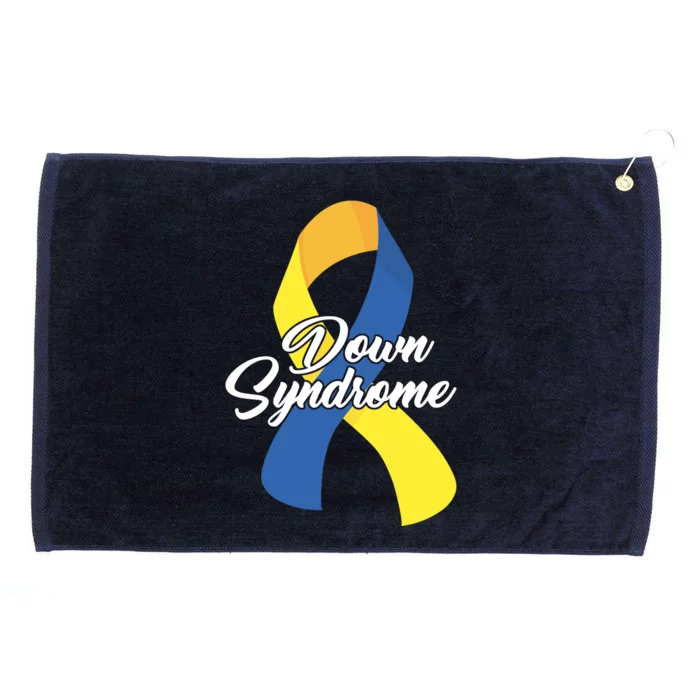 Down Syndrome Ribbon Awareness Grommeted Golf Towel