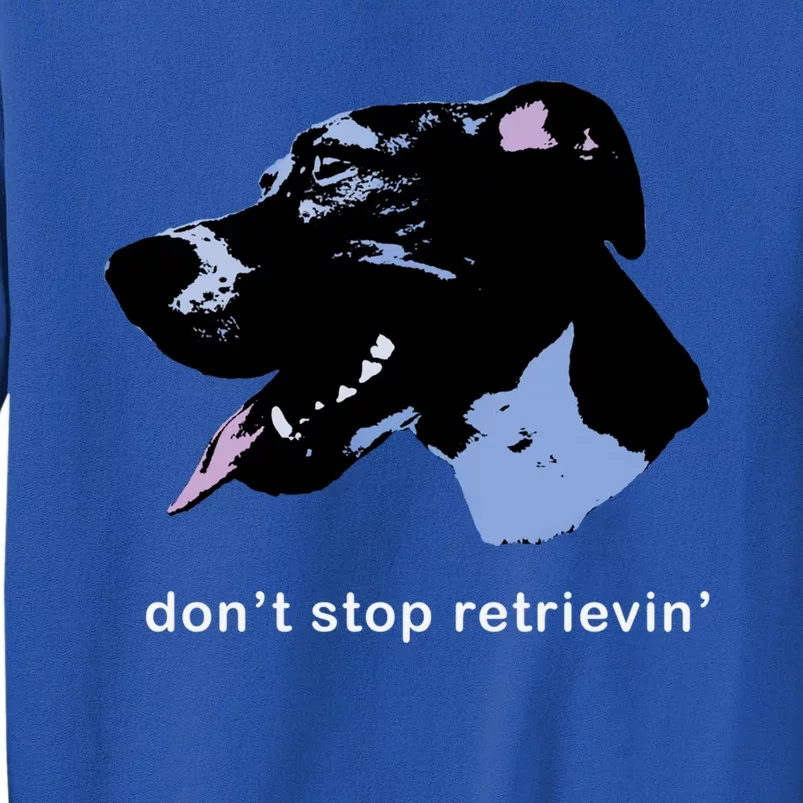 Dont Stop Retrievin: Cute Dog Ideas Cute Gift Tall Sweatshirt